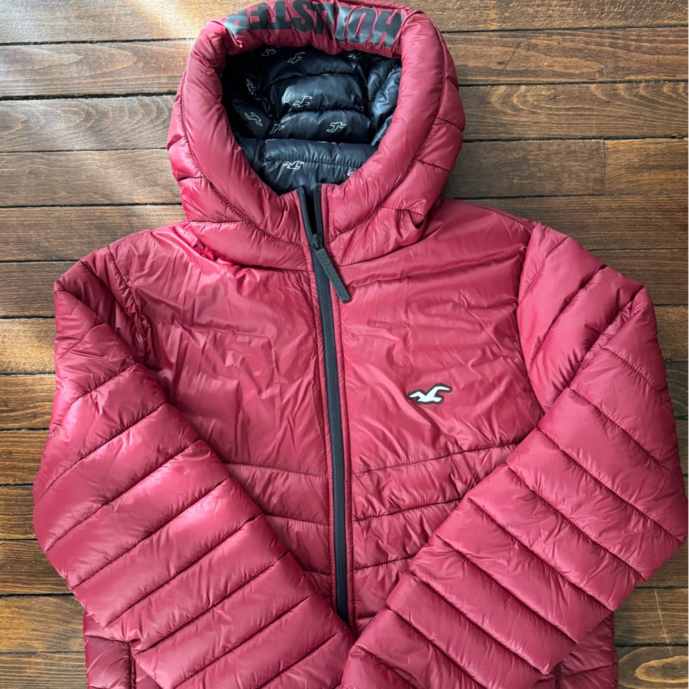 Men’s  Red Puffer Jacket